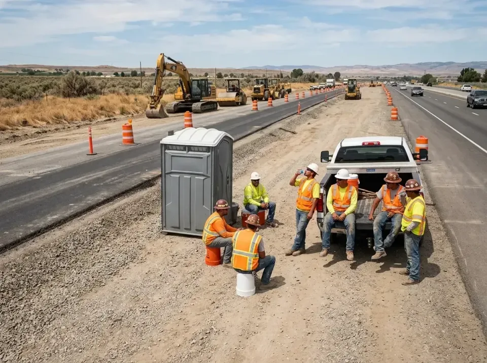 highway-road-construction-crew-007 — frequently asked questions, Porta Potty and Restroom Rentals in Eureka, CA